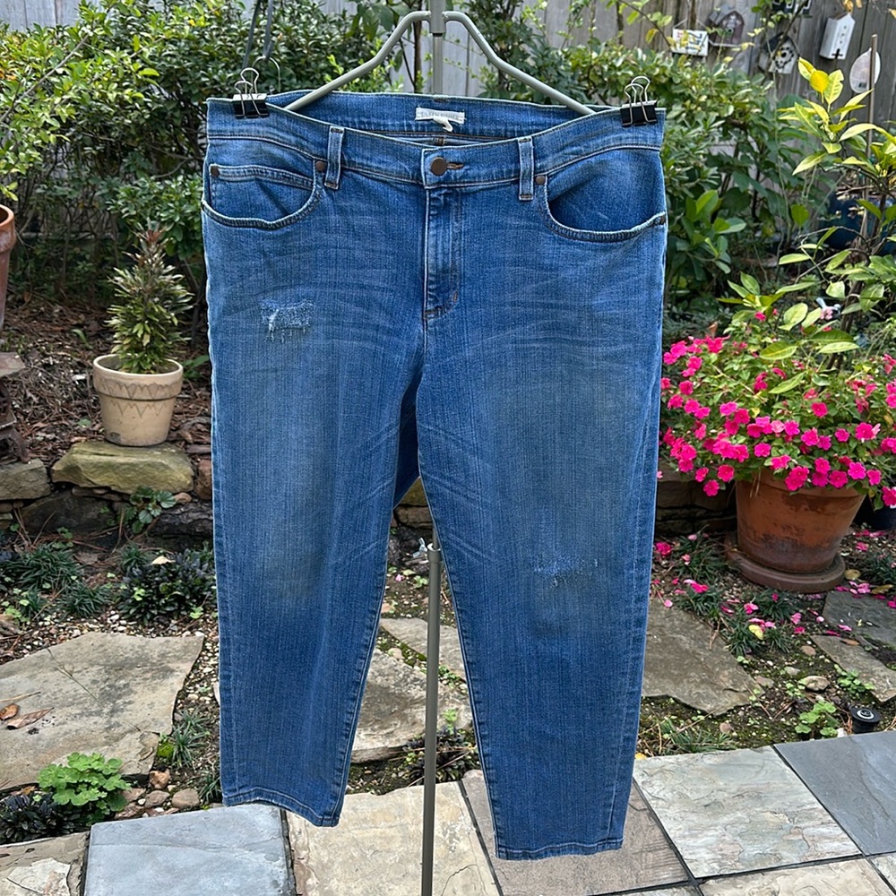 EILEEN FISHER Blue Denim Jeans (Sz: 12)